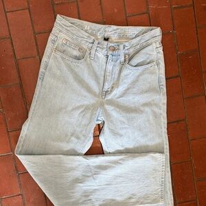 J. Crew Women's Soft Blue Straight Leg Jeans